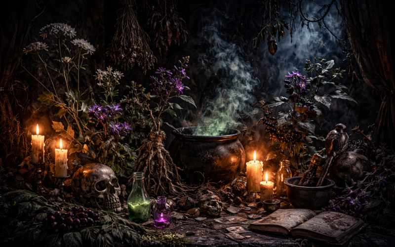 Shadow Work and the Dark Botanicals ~ Plants for the Work Nobody Talks About