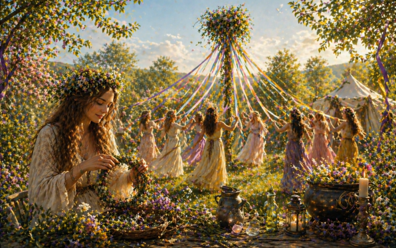 Beltane in Your Grimoire ~ A Complete Correspondence and Ritual Guide