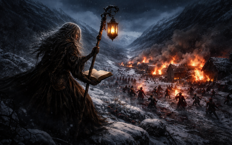 Blood in the Snow ~ The Glencoe Massacre and the Legend of Corrag the Witch