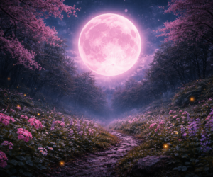 Pink Moon – Full Moon in Libra