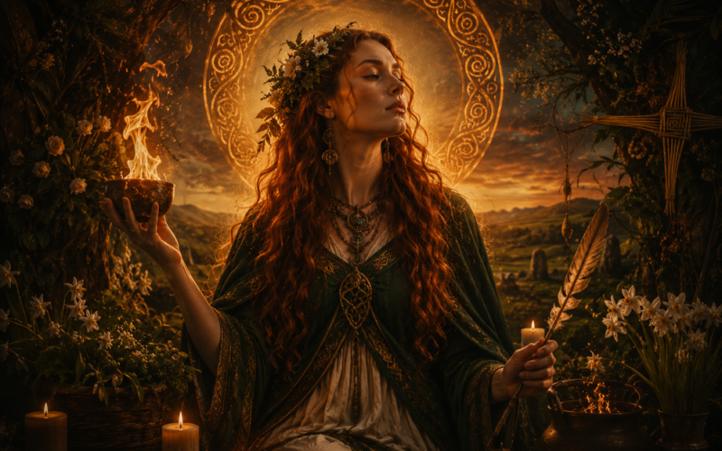 Brigid ~ The Exalted One ~ The Goddess of Fire, Poetry and the Sacred Flame