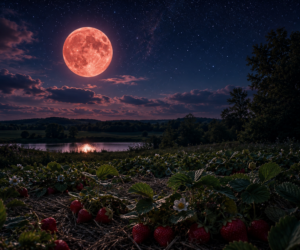 The Strawberry Moon ~ Journal Prompts for the First Full Moon of Summer