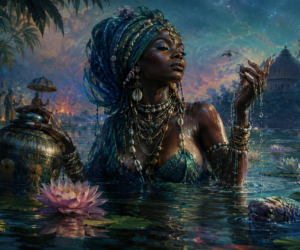 Mami Wata ~ The Water Spirit Who Carries the World Between Worlds