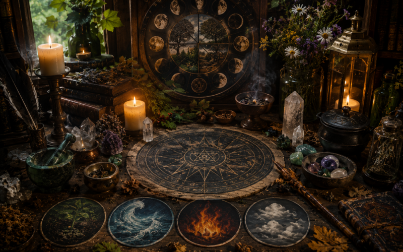 The Basic Principles of Magic ~ Laws, Elements, and the Turning Year
