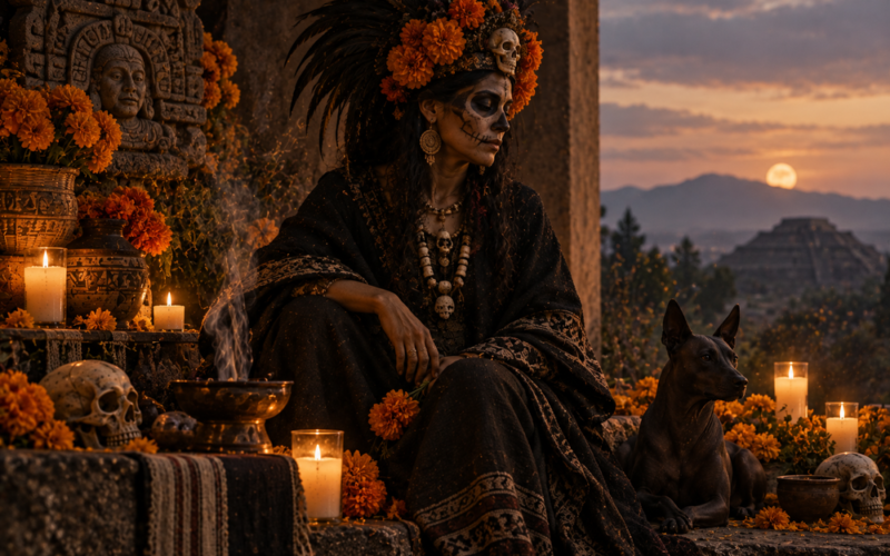 Mictecacihuatl ~ The Lady of the Dead Who Survived the Conquest